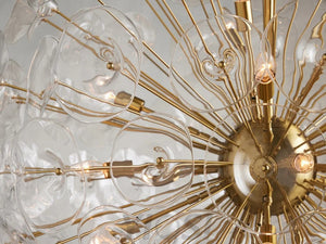 Lili Glass Round Chandelier