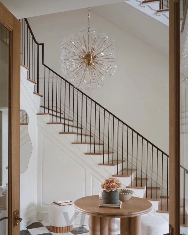 Lili Glass Round Chandelier