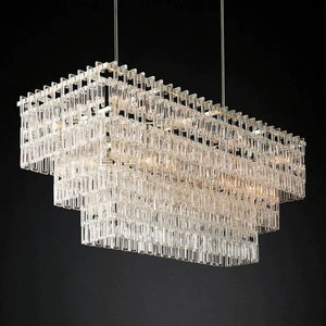 Marigna 3-Tier Rectangle Living Room Chandelier 60"
