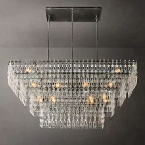 Marigna 4-Tier Rectangle Living Room Chandelier 72"