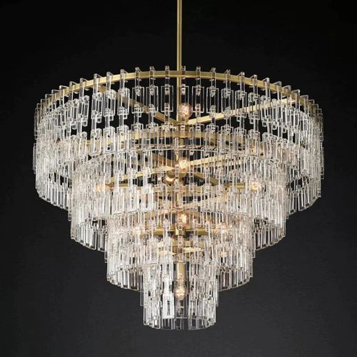 Marigna 4-Tier Round Chandelier 48"