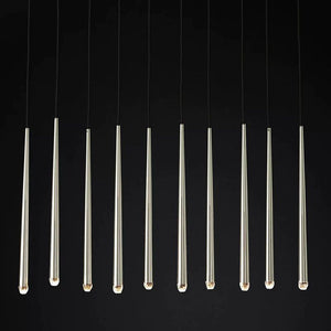 Aquitaine Modern Linear Dining Room Chandelier 48"