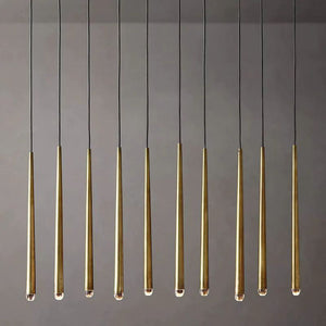Aquitaine Modern Linear Dining Room Chandelier 48"