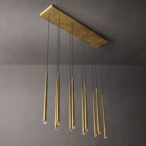 Aquitaine Modern Linear Dining Room Chandelier 48"