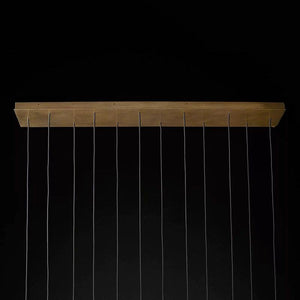 Aquitaine Modern Linear Chandelier 60"