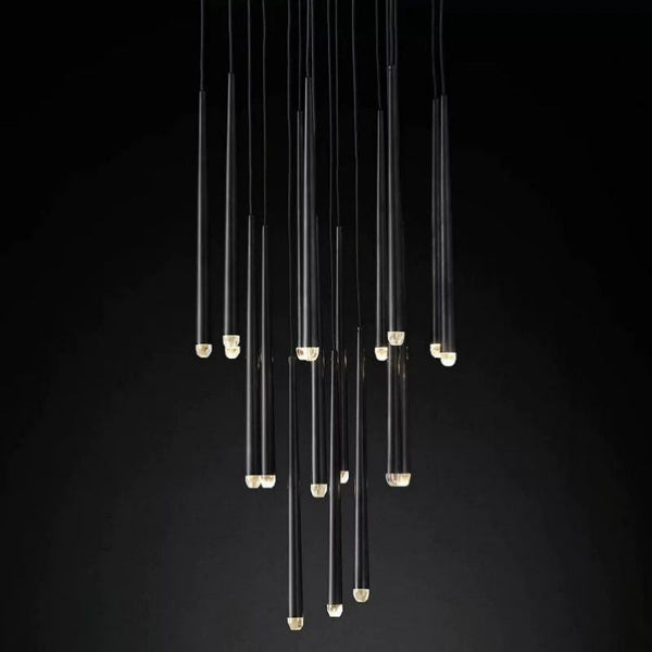 Aquitaine Modern Round Bed Room Chandelier 30"