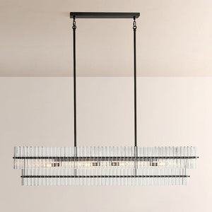 Mallory Crystal Linear Chandelier