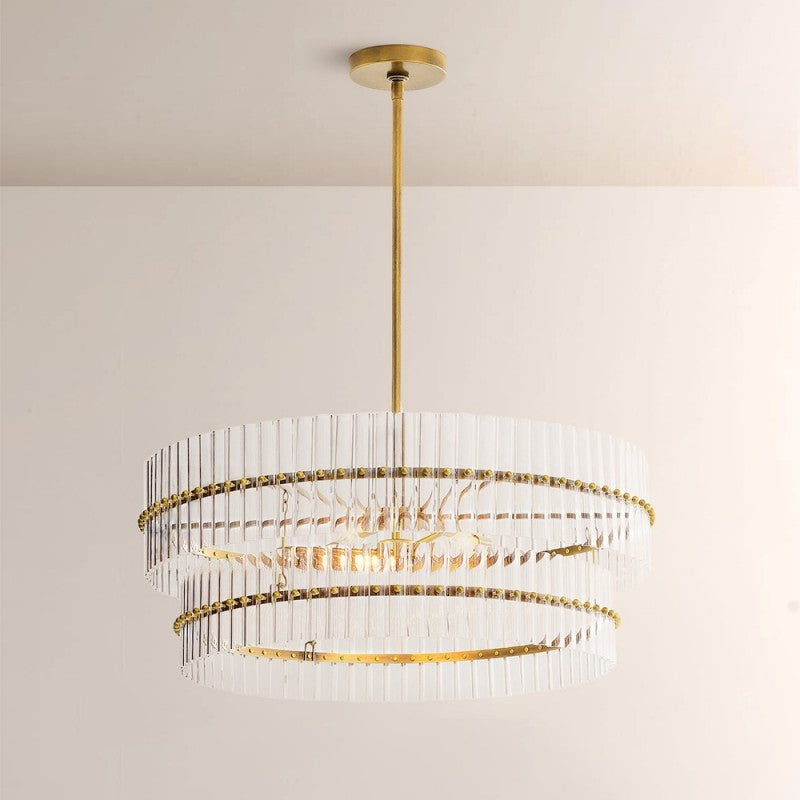 Mallory Crystal Round Chandlier
