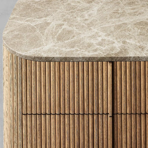 Mulholland Modern Stone 6-Drawer Dresser