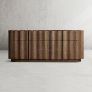 Mulholland Modern Stone 6-Drawer Dresser