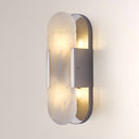 OpalEdge Oval Alabaster Wall Sconces 13.8 19.7H