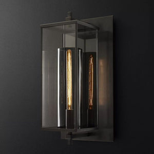 Devau Outdoor Square Grand Wall Sconce
