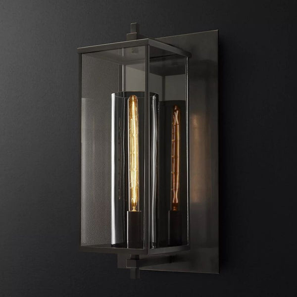 Devau Outdoor Square Grand Wall Sconce