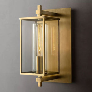 Devau Outdoor Square Short Wall Sconce For Bedroom