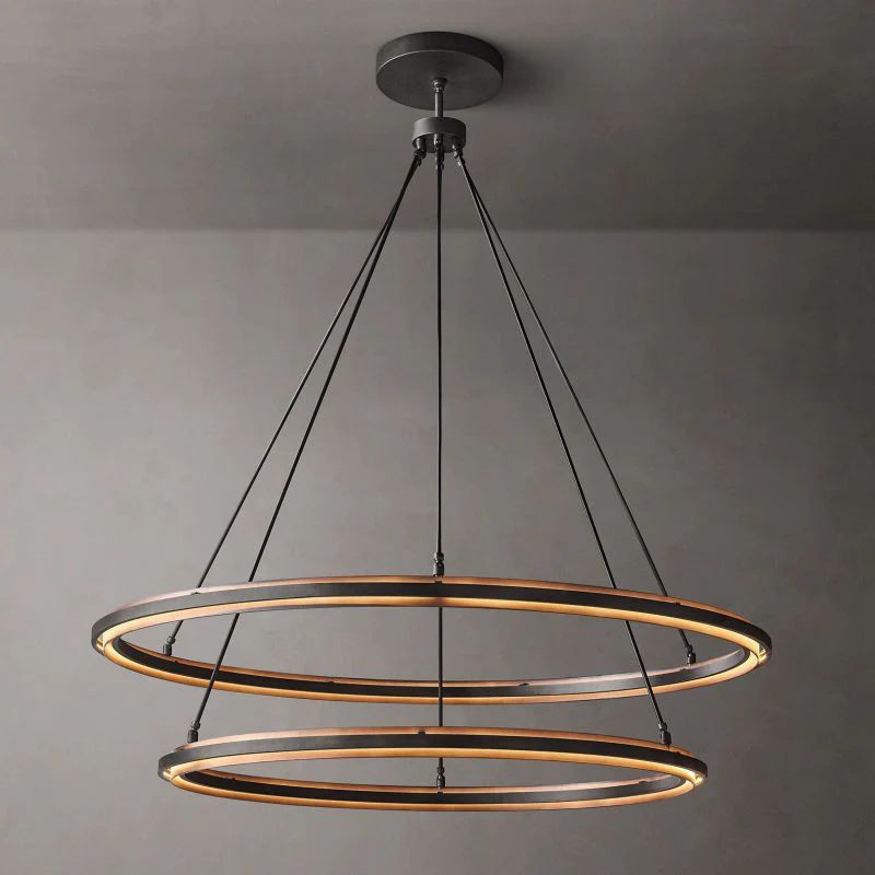 Peralte 2-Tier Round Chandelier 60"