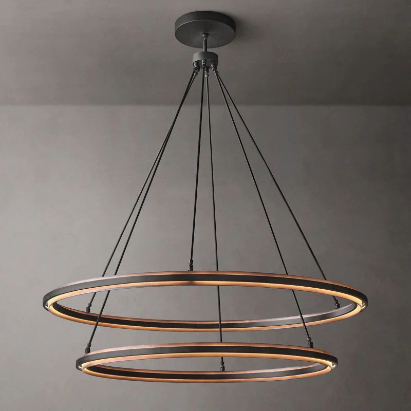 Peralte 2-Tier Round Chandelier 60"