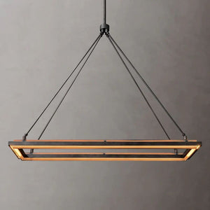 Peralte Rectangular Chandelier 48"/62"