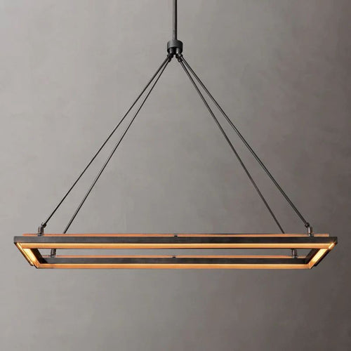 Peralte Rectangular Chandelier 48"/62"
