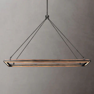 Peralte Rectangular Chandelier 48"/62"