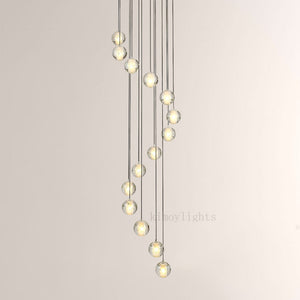 Pearl Ball Ceiling Chandelier 14 20 Light