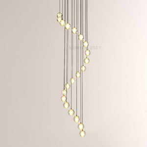 Pearl Ball Ceiling Chandelier 14 20 Light