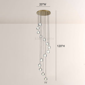 Pearl Ball Ceiling Chandelier 14 20 Light