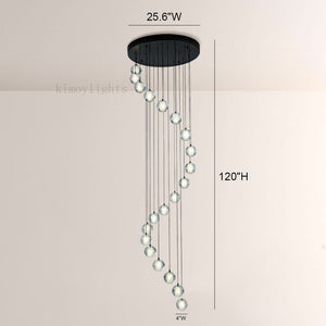 Pearl Ball Ceiling Chandelier 14 20 Light