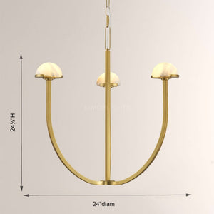 Pedre Round Chandelier 24"