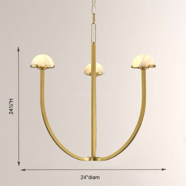 Pedre Round Chandelier 24"