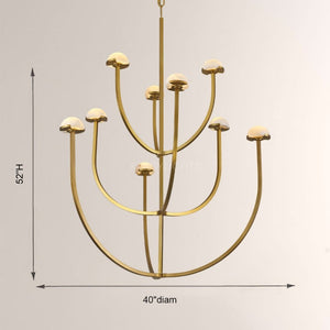 Pedre Round Chandelier 40"