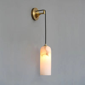 Petra Modern Alabaster Wall Sconce