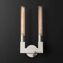 Cannele Glass Double Wall Sconce