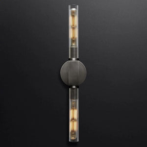 Cannele Glass Linear Wall Sconce