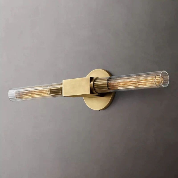 Cannele Glass Linear Wall Sconce