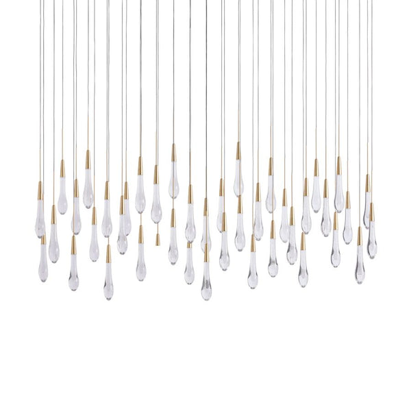 Raindrop Linear Chandelier