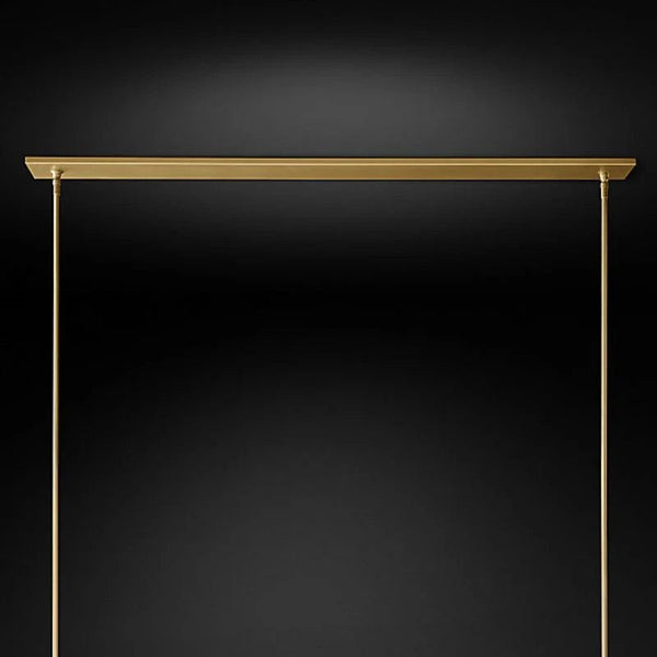 Ravella Blown Glass Linear Chandelier 59"