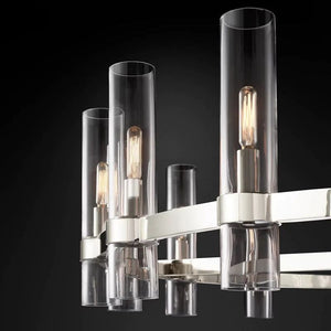 Ravella Blown Glass Round Chandelier 48"