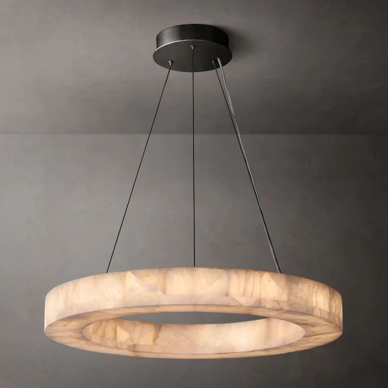 Riveage Calcite Round Chandelier 31"40"60"