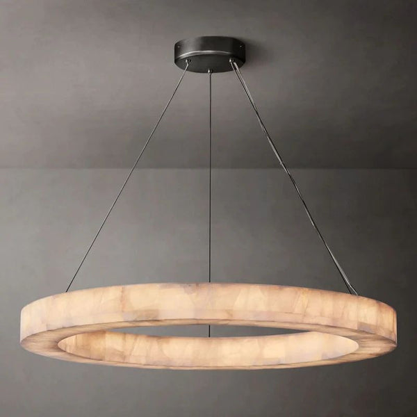 Riveage Calcite Round Chandelier 31"40"60"