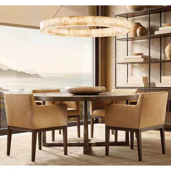 Riveage Calcite Round Chandelier 31"40"60"