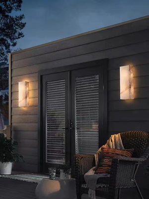 Riveage Calcite Bedroom Wall Sconce