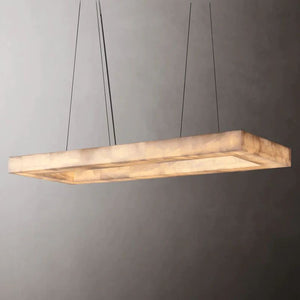 Riveage Rectangular Calcite Chandelier 54"