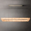 Riveage Rectangular Calcite Chandelier 72"