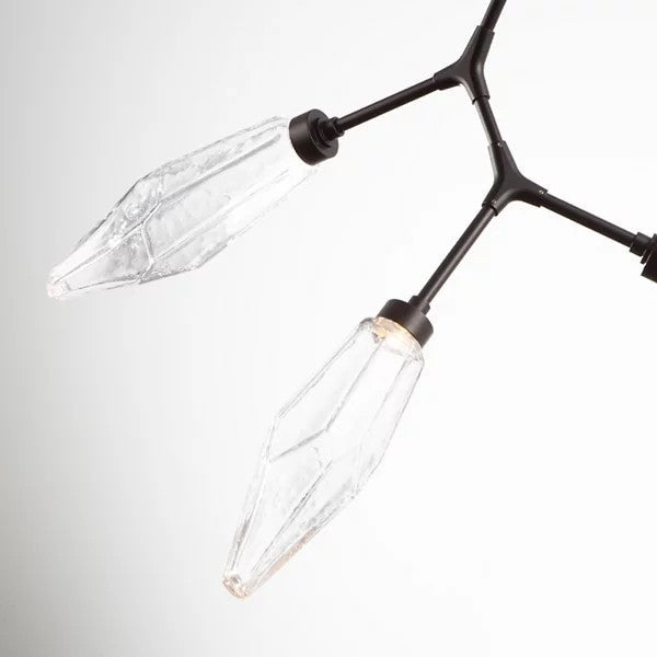 Rock Crystal Modern LED Chandelier