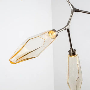 Rock Crystal Modern LED Chandelier