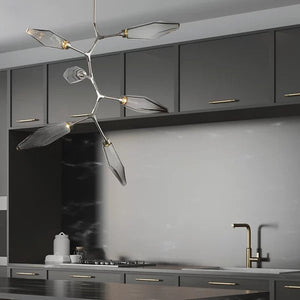 Rock Crystal Modern LED Chandelier