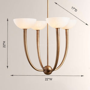 Saguara Alabaster Chandelier