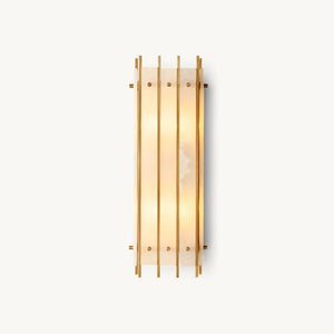 Sanma Alabaster Grand Rectangular Sconce