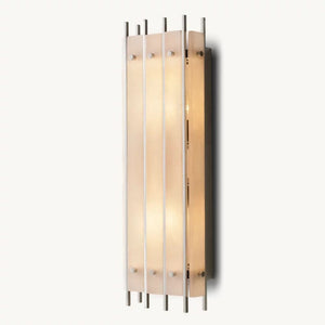 Sanma Alabaster Grand Rectangular Sconce