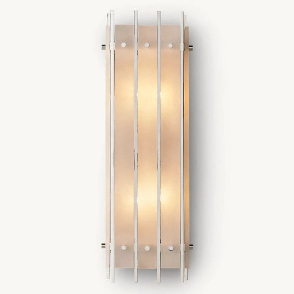 Sanma Alabaster Grand Rectangular Sconce